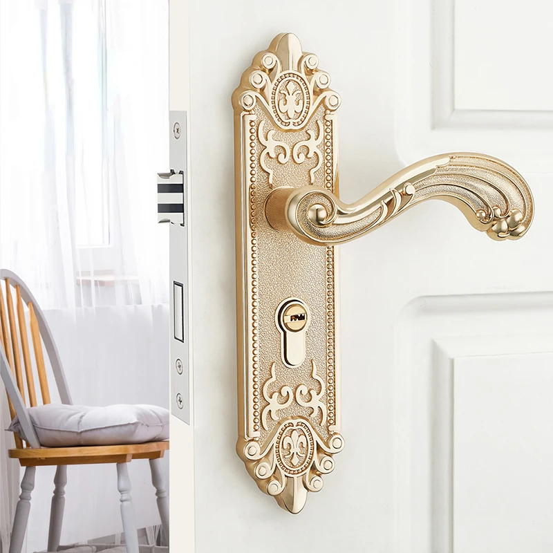Furniture Hardware Fittings - Европейская бесшумная ручка для межкомнатных дверей,