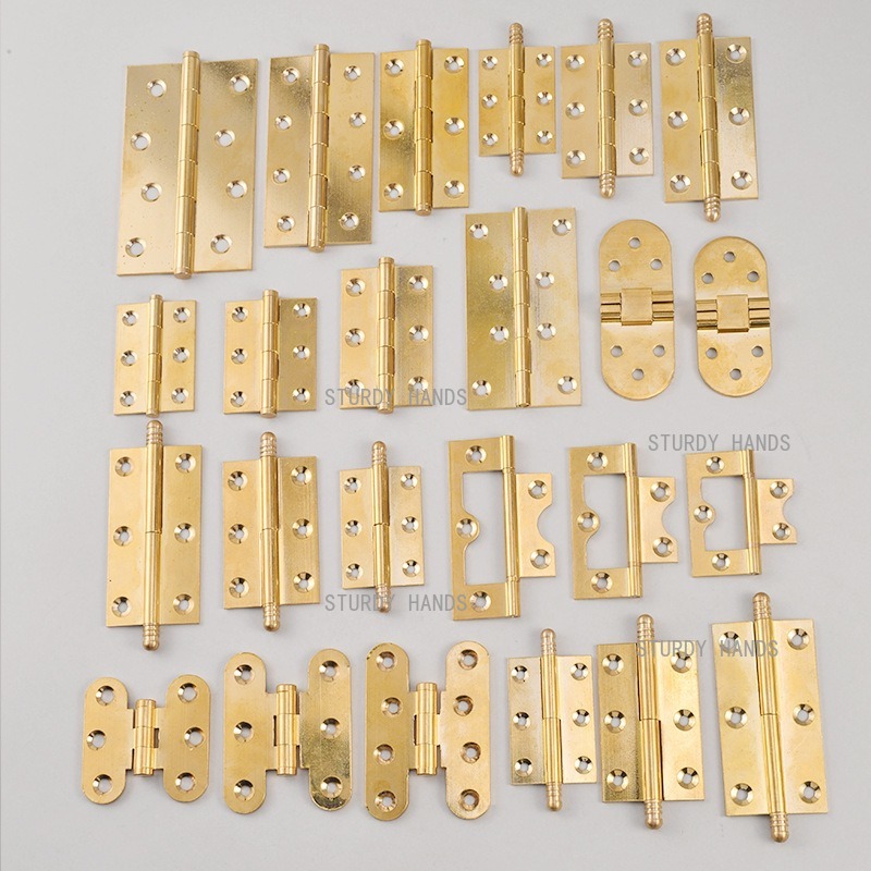 Furniture Hardware Brass - 10 шт. латунных петель, золотые петли