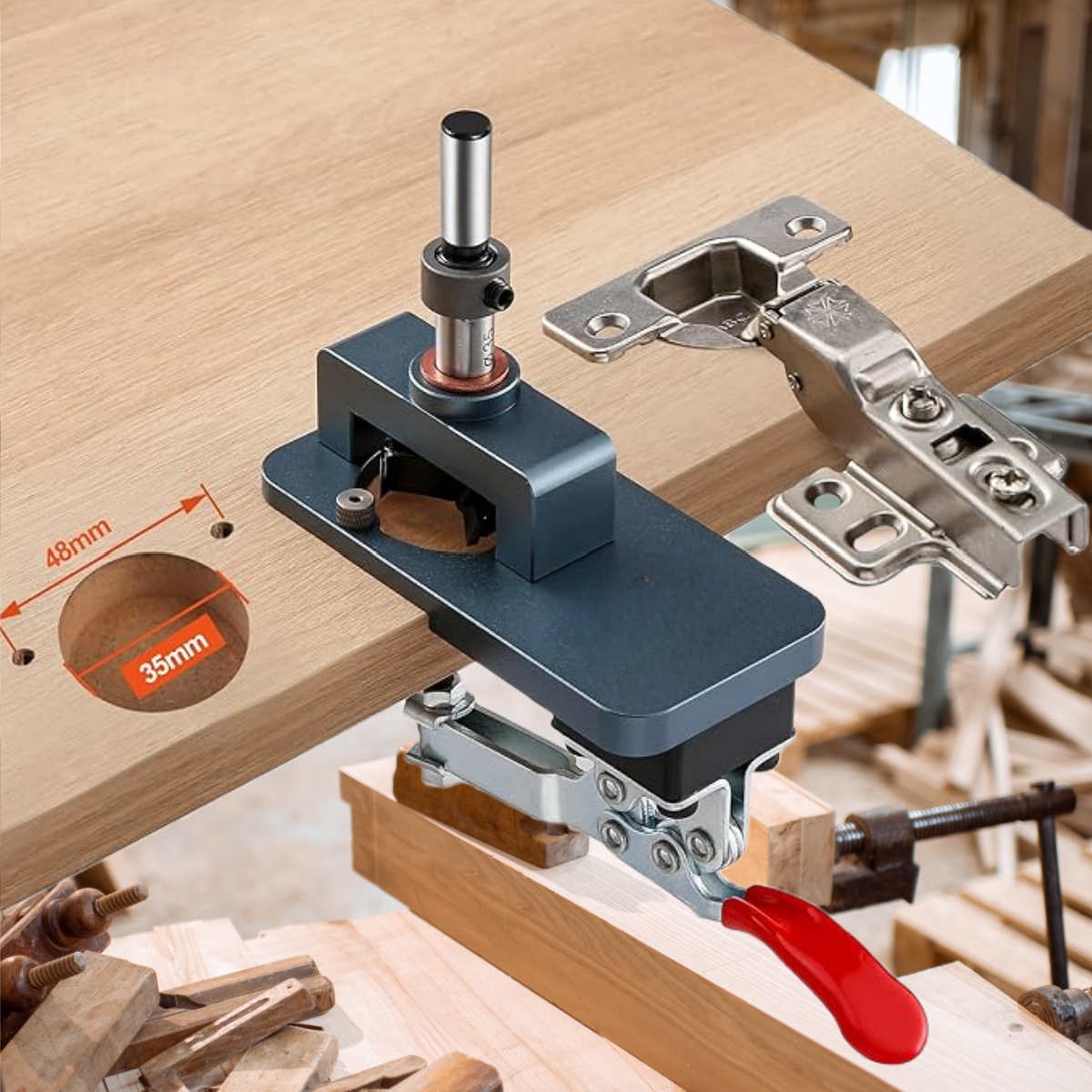 Furniture Hardware Fittings - Шарнирный зажим 35 мм — точное