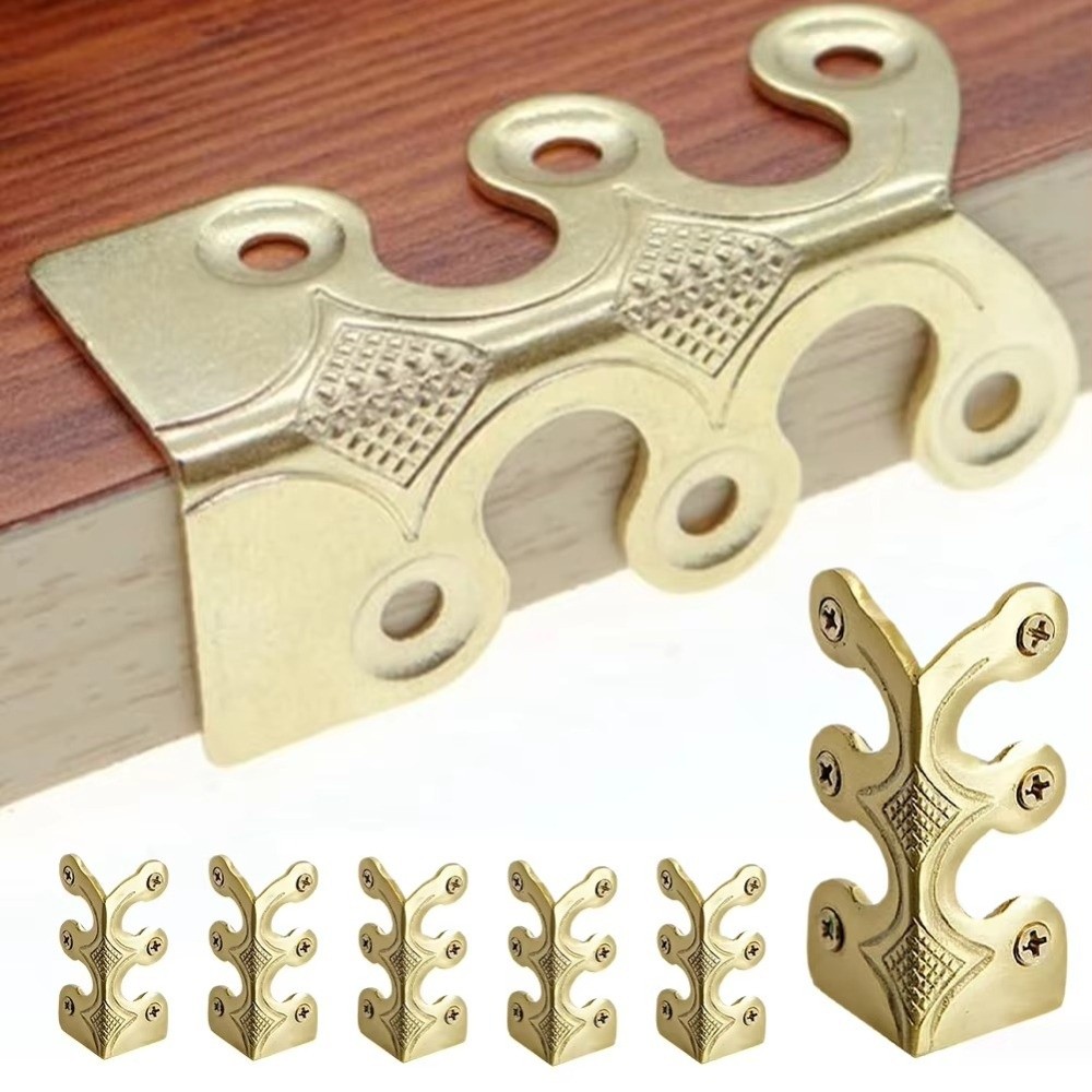 Furniture Hardware Brass - Ретро-защитные уголки для мебели, универсальные крепежные