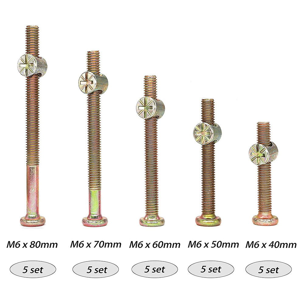 Furniture Hardware Barrel Nut - Винты с шестигранной головкой M6 с
