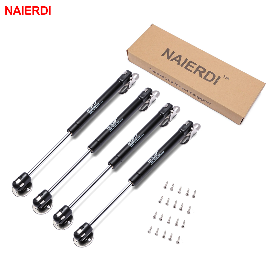 4 шт. NAIERDI 10-15 кг Газовые – обзор и цена Furniture Hardware Brass