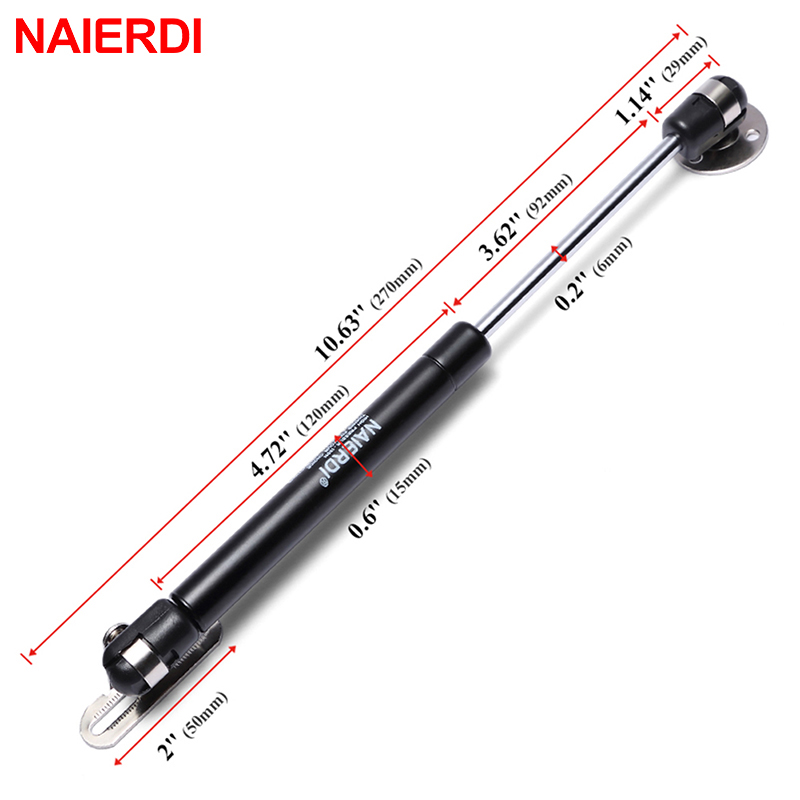 4 шт. NAIERDI 10-15 кг Газовые – обзор и цена Furniture Hardware Brass