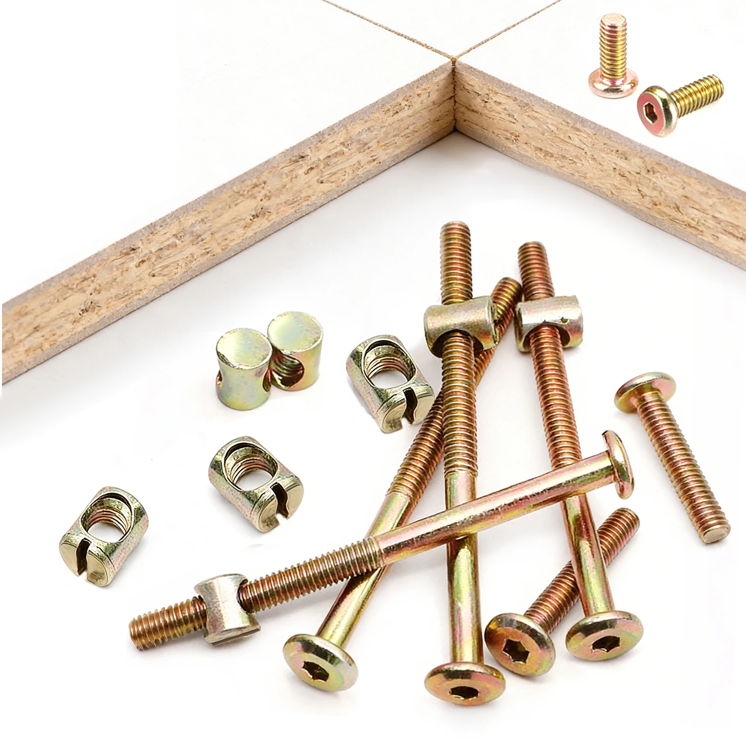 10/20 шт. винтов с цилиндричес – обзор и цена Furniture Hardware Barrel Nut