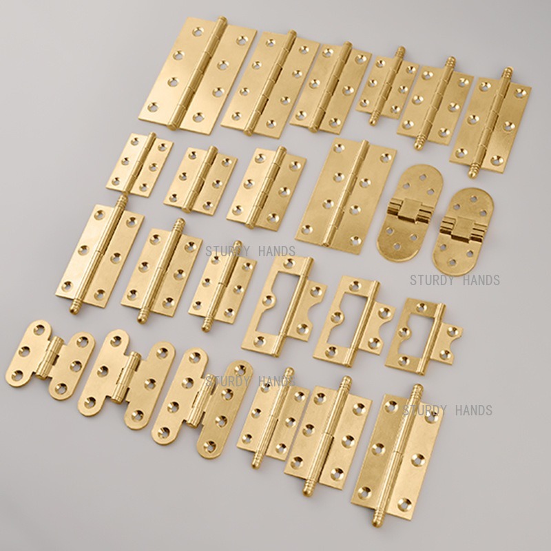 10 шт. латунных петель, золоты – обзор и цена Furniture Hardware Brass