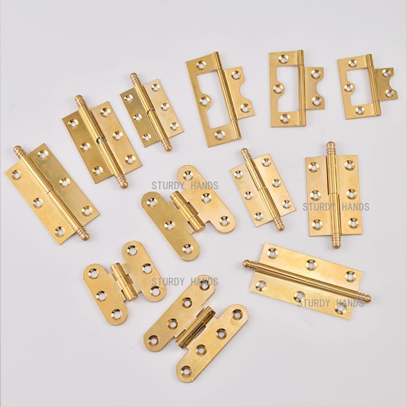 10 шт. латунных петель, золоты – обзор и цена Furniture Hardware Brass