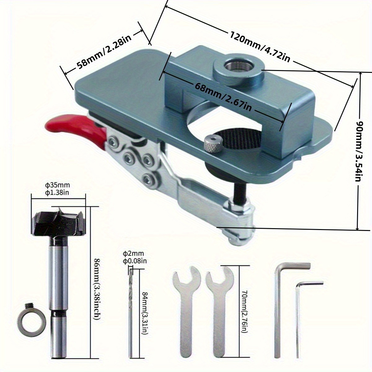 Шарнирный зажим 35 мм — точное – обзор и цена Furniture Hardware Fittings