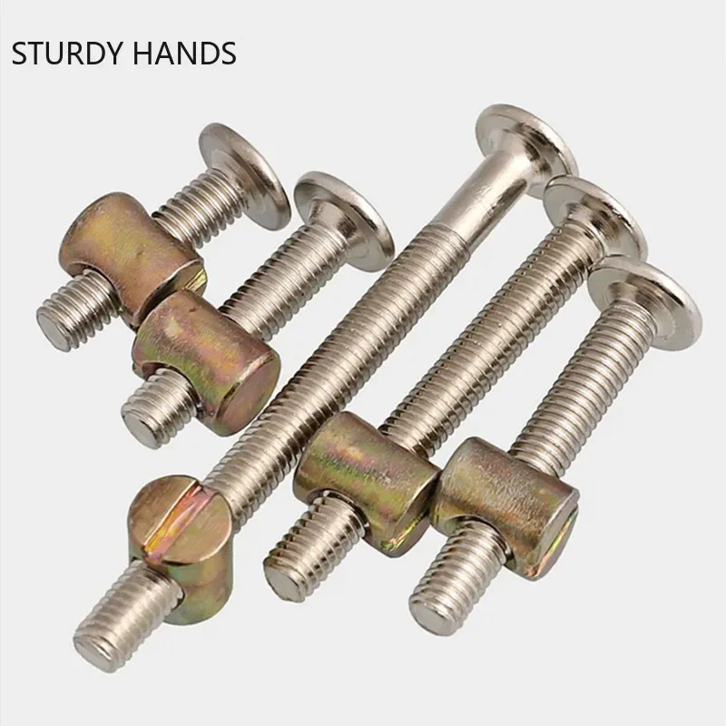 Набор мебельных болтов и гаек  – обзор и цена Furniture Hardware Barrel Nut