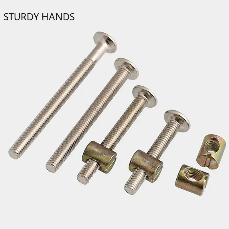 Набор мебельных болтов и гаек  – обзор и цена Furniture Hardware Barrel Nut
