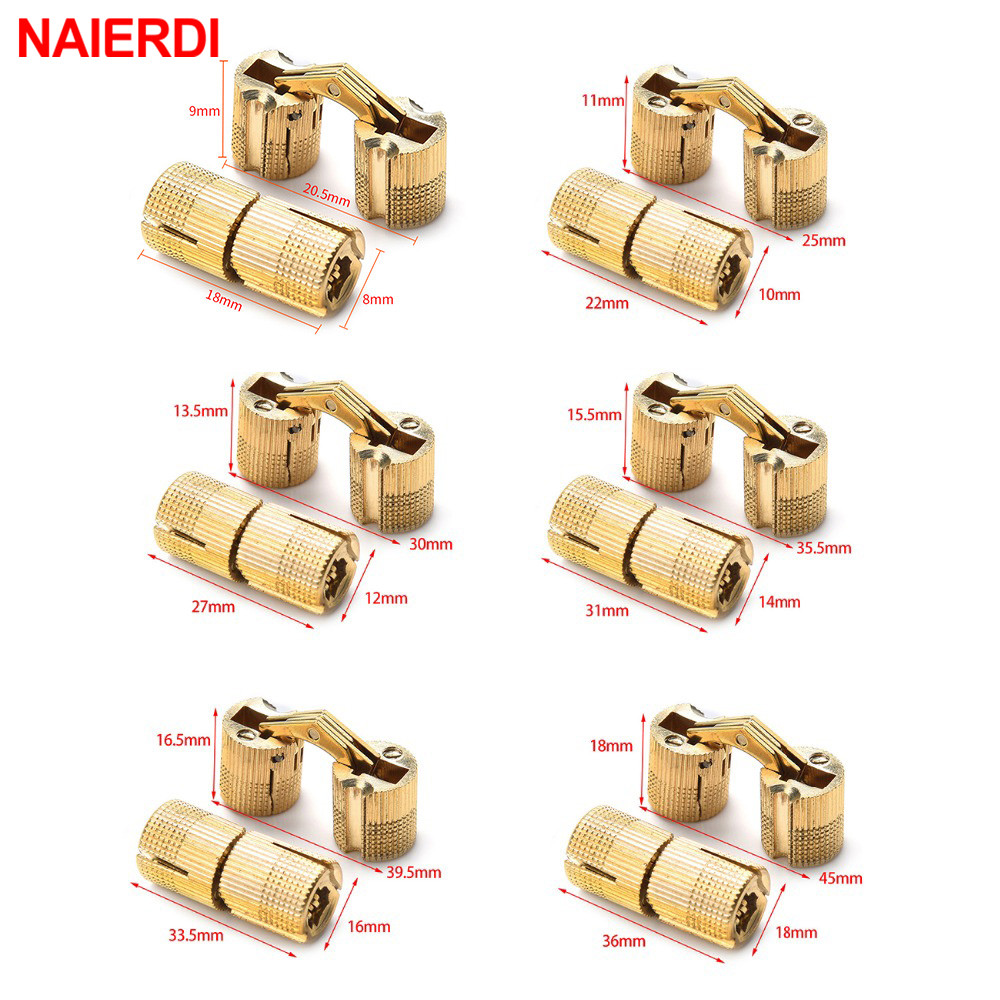 NAIERDI медные латунные дверны – обзор и цена Furniture Hardware Brass