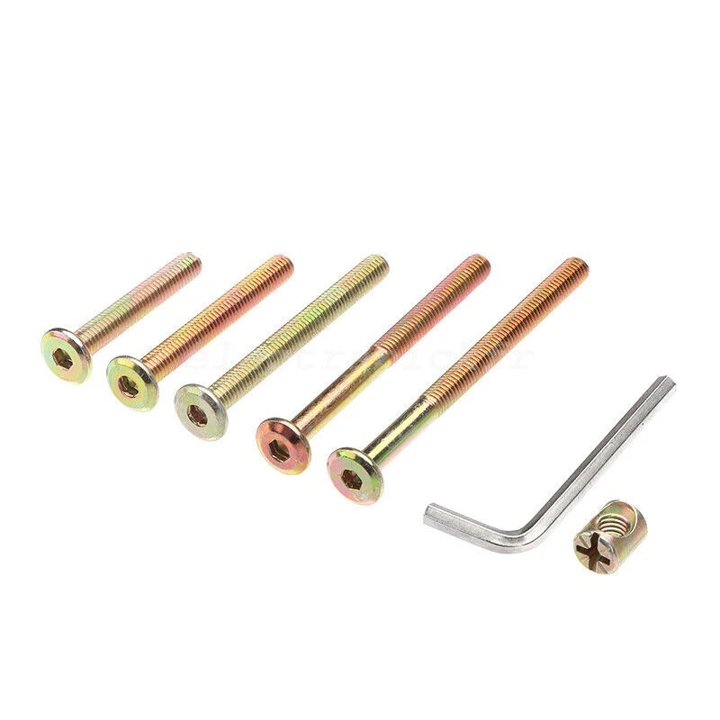Набор из 50 оцинкованных мебел – обзор и цена Furniture Hardware Barrel Nut