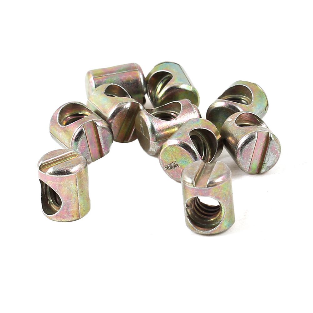 100 шт. цветных оцинкованных г – обзор и цена Furniture Hardware Barrel Nut