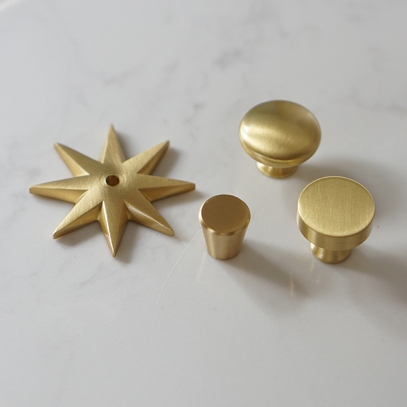 Латунные ручки-кнопки для мебе – обзор и цена Furniture Hardware Brass